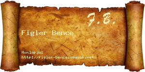 Figler Bence névjegykártya